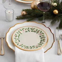 Lenox Holiday Salad Plate 9 Lenox Holiday Salad Plate -lenox Store Online 146504010 w12