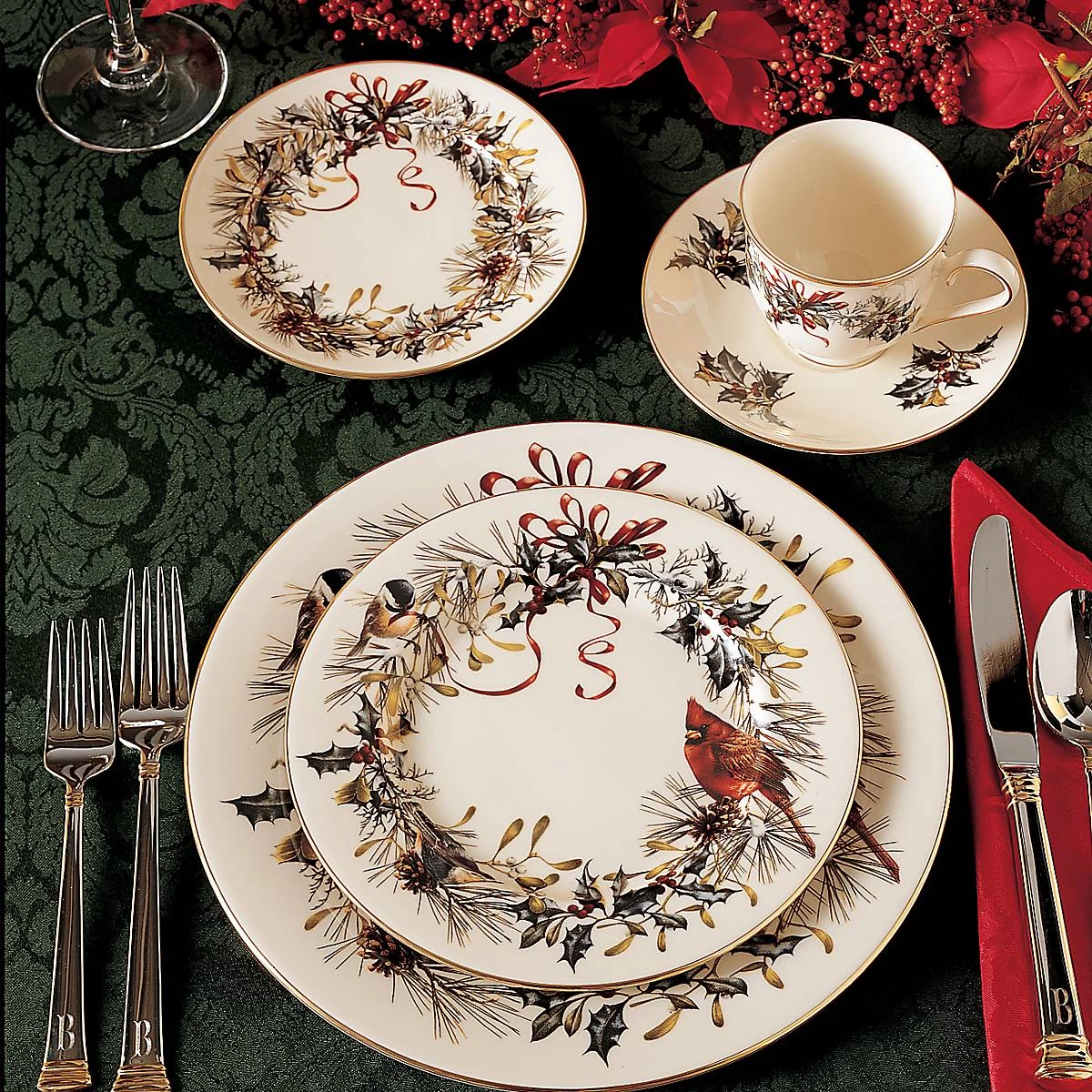 Lenox Winter Greetings 5-Piece Place Setting 5 Lenox Winter Greetings 5-Piece Place Setting - Image 3