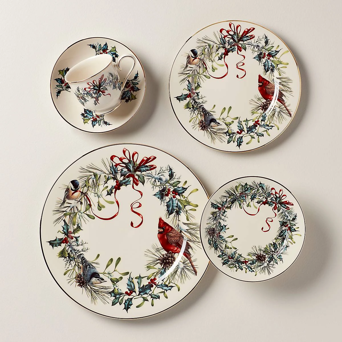 Lenox Winter Greetings 5-Piece Place Setting 3 Lenox Winter Greetings 5-Piece Place Setting