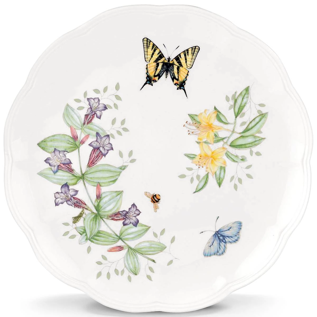 Lenox Butterfly Meadow Tiger Swallowtail Dinner Plate 4 Lenox Butterfly Meadow Tiger Swallowtail Dinner Plate - Image 2