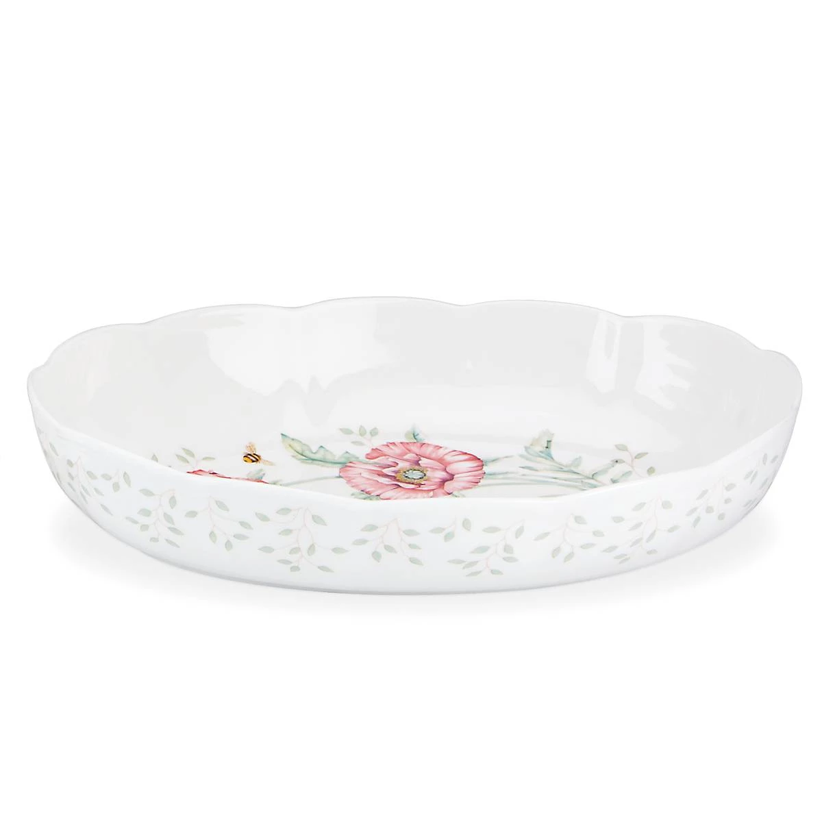 Lenox Butterfly Meadow® Oval Baker 6 Lenox Butterfly Meadow® Oval Baker - Image 4