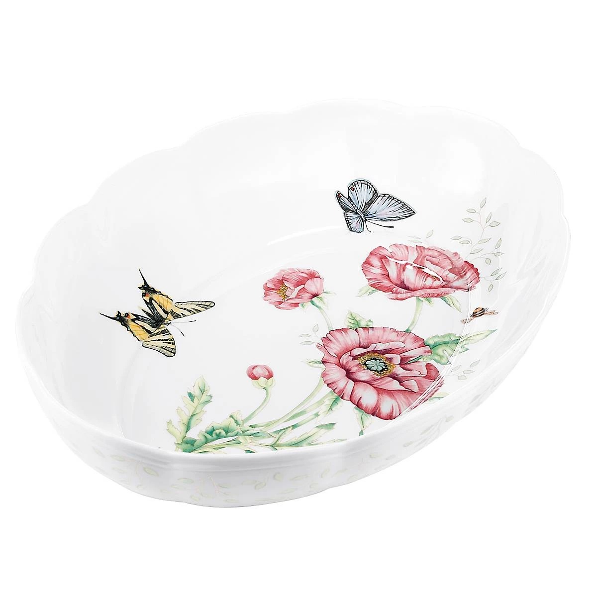 Lenox Butterfly Meadow® Oval Baker 5 Lenox Butterfly Meadow® Oval Baker - Image 3