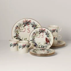 Lenox Winter Greetings 12-Piece Dinnerware Set