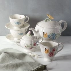 Lenox Butterfly Meadow® 7-piece Tea Set -lenox Store Online 6386635 w11
