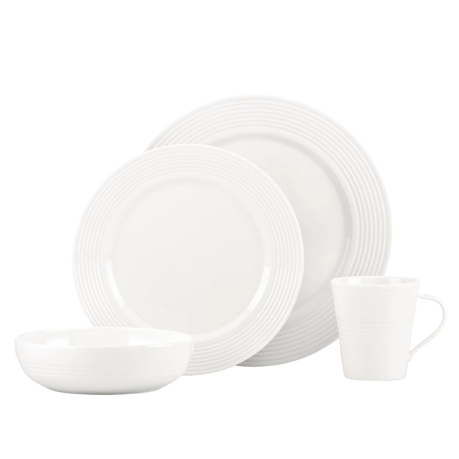 Lenox Tin Can Alley® Seven° 4pc Place Setting 3 Lenox Tin Can Alley® Seven° 4pc Place Setting