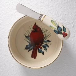 Lenox Winter Greetings™ Dip Bowl and Spreader -lenox Store Online 804437 w1 8b4e3e0f 78e9 4ecd 83da 6b37ccfd0d57