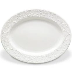 Lenox Opal Innocence Carved™ 16" Oval Platter