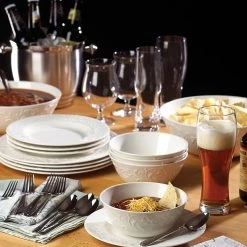 Lenox Opal Innocence Carved™ 4-piece Place Setting 9 Lenox Opal Innocence Carved™ 4-piece Place Setting -lenox Store Online 806686 w2