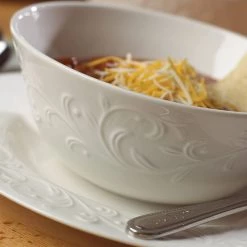 Lenox Opal Innocence Carved™ 4-piece Place Setting 10 Lenox Opal Innocence Carved™ 4-piece Place Setting -lenox Store Online 806686 w3