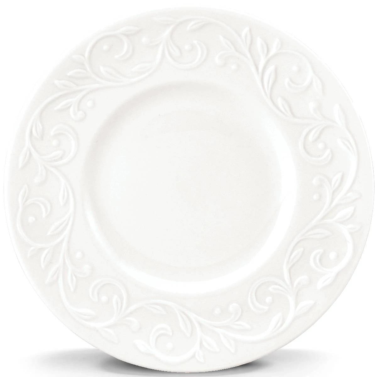 Lenox Opal Innocence Carved 4-pc 7" Dessert Plate Set 4 Lenox Opal Innocence Carved 4-pc 7" Dessert Plate Set - Image 2