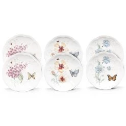 Lenox Butterfly Meadow 6-Piece Tidbit Plate Set -lenox Store Online 817046 wHR 11e5d6cc 3dd0 4ee9 b197 7a0e108511be