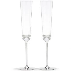 Kate Spade Grace Avenue 2-Piece Champagne Flute Set
