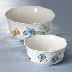 Lenox Butterfly Meadow® 2-piece Nesting Bowl Set 10 Lenox Butterfly Meadow® 2-piece Nesting Bowl Set -lenox Store Online 820579 w1 5ee93ace 6a3e 4a99 b6cd 4f14cdedd9ac