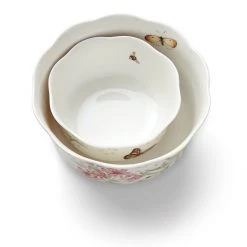 Lenox Butterfly Meadow® 2-piece Nesting Bowl Set 11 Lenox Butterfly Meadow® 2-piece Nesting Bowl Set -lenox Store Online 820579 w2 ef839a10 fb28 4f93 9f0f 132518ab5b58
