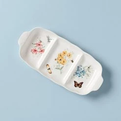 Lenox Butterfly Meadow® 16" Divided Serving Dish