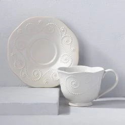 Lenox French Perle ™ Cup and Saucer -lenox Store Online 822946 w1