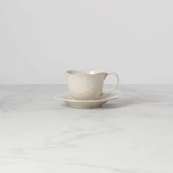 Lenox French Perle ™ Cup and Saucer -lenox Store Online 822946 w10