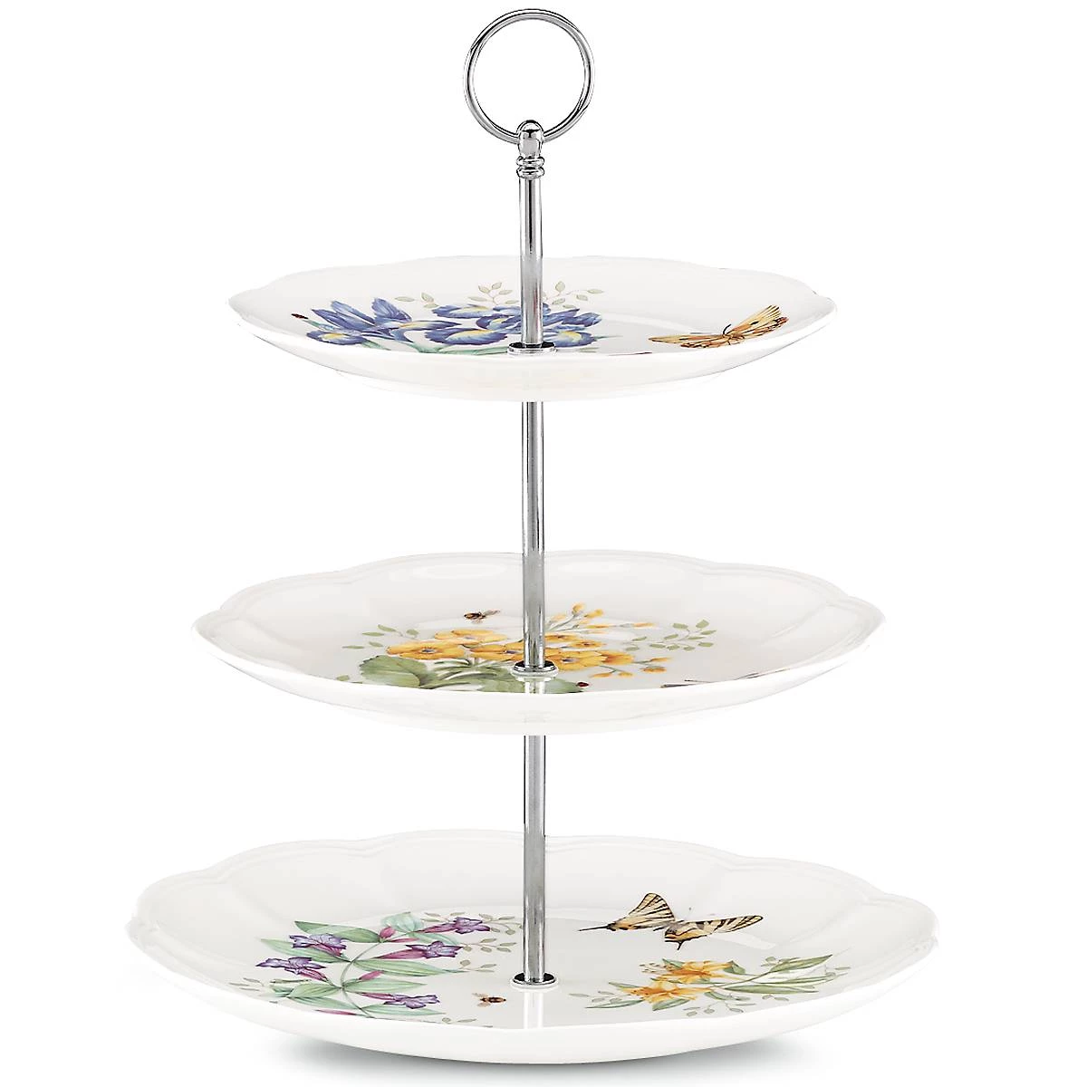 Lenox Butterfly Meadow® 3-tiered Server 4 Lenox Butterfly Meadow® 3-tiered Server - Image 2
