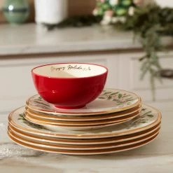 Lenox Holiday Salad Plate Set, Buy 3 Get 6 -lenox Store Online 835218 w15
