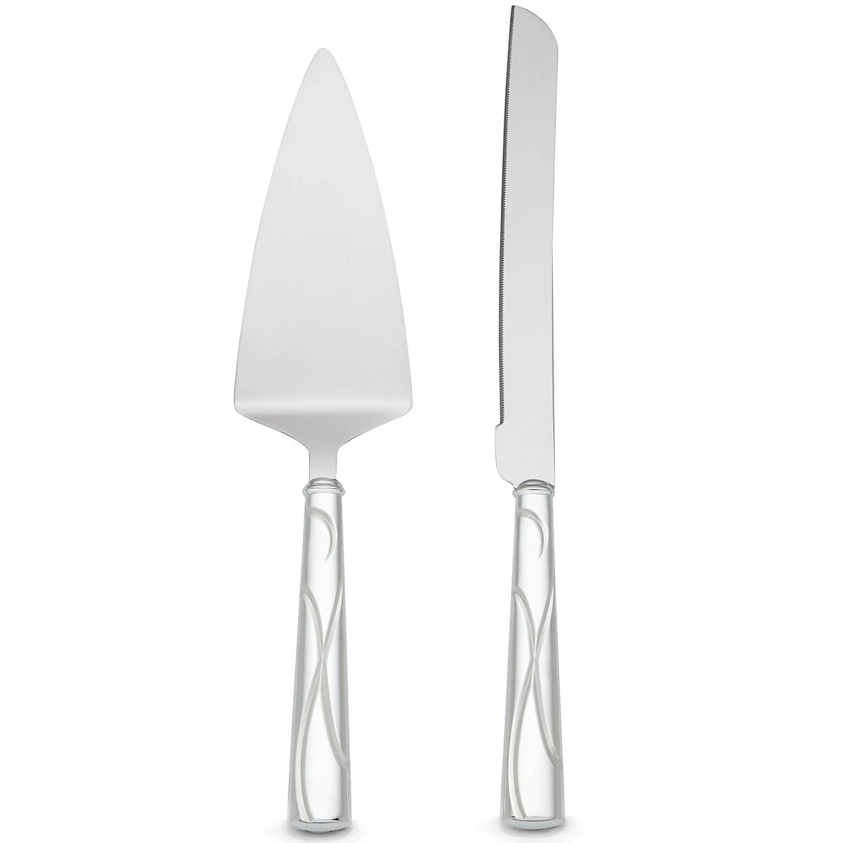 Lenox Adorn Cake Knife & Server Set 3 Lenox Adorn Cake Knife & Server Set
