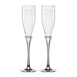 Lenox Devotion 2-pc Toasting Flute Set