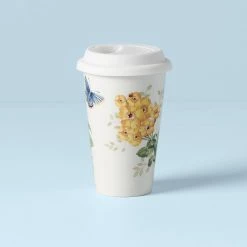 Lenox Butterfly Meadow Thermal Travel Mug -lenox Store Online 837583 w11