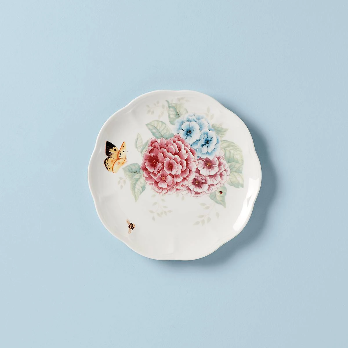 Lenox Butterfly Meadow Hydrangea® Accent Plate 3 Lenox Butterfly Meadow Hydrangea® Accent Plate