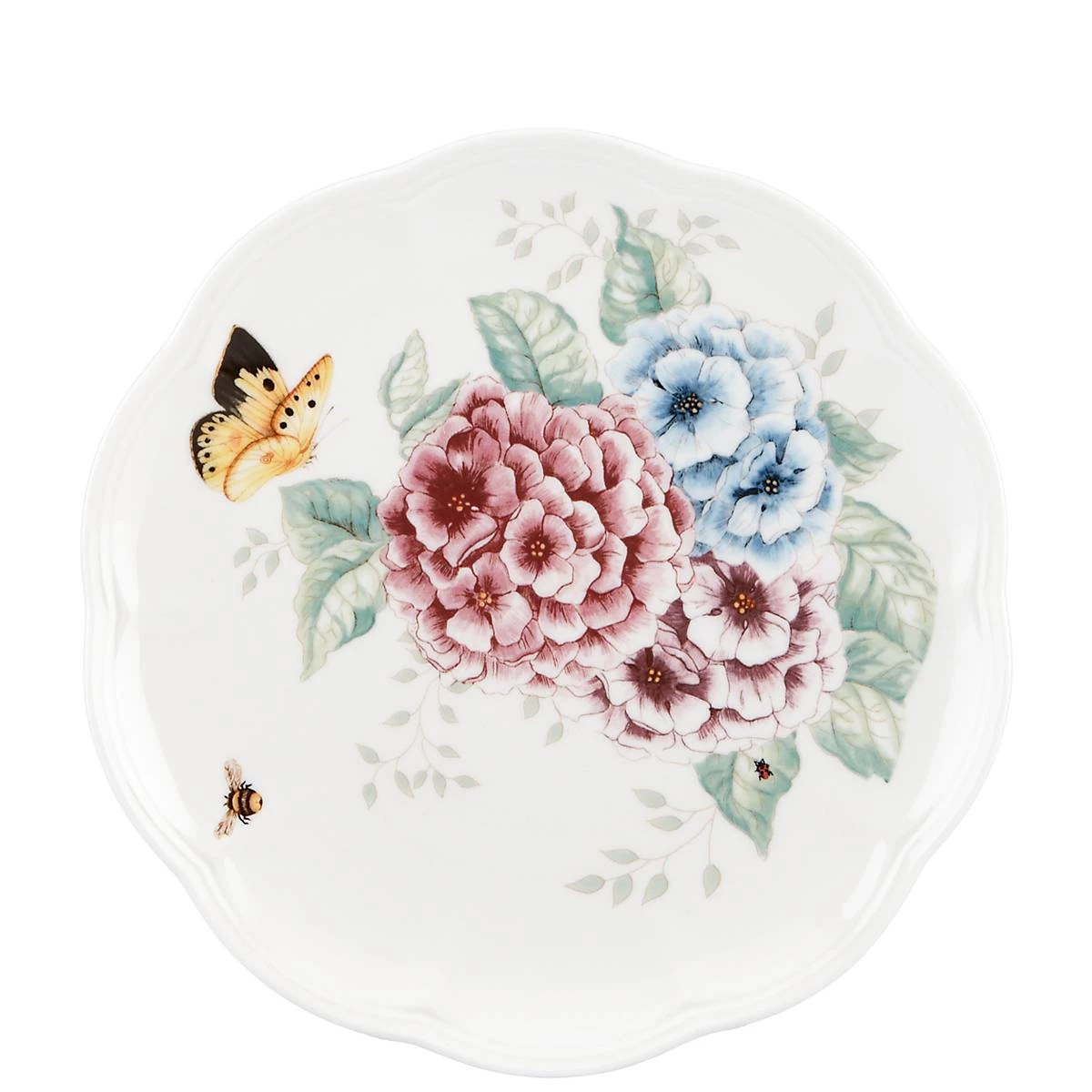 Lenox Butterfly Meadow Hydrangea® Accent Plate 4 Lenox Butterfly Meadow Hydrangea® Accent Plate - Image 2