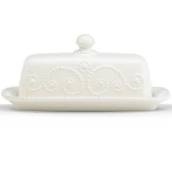 Lenox French Perle White™ Covered Butter Dish -lenox Store Online 847558 wHR 37da72b0 ab7e 43ff a5ee 1cdbbb158ca8