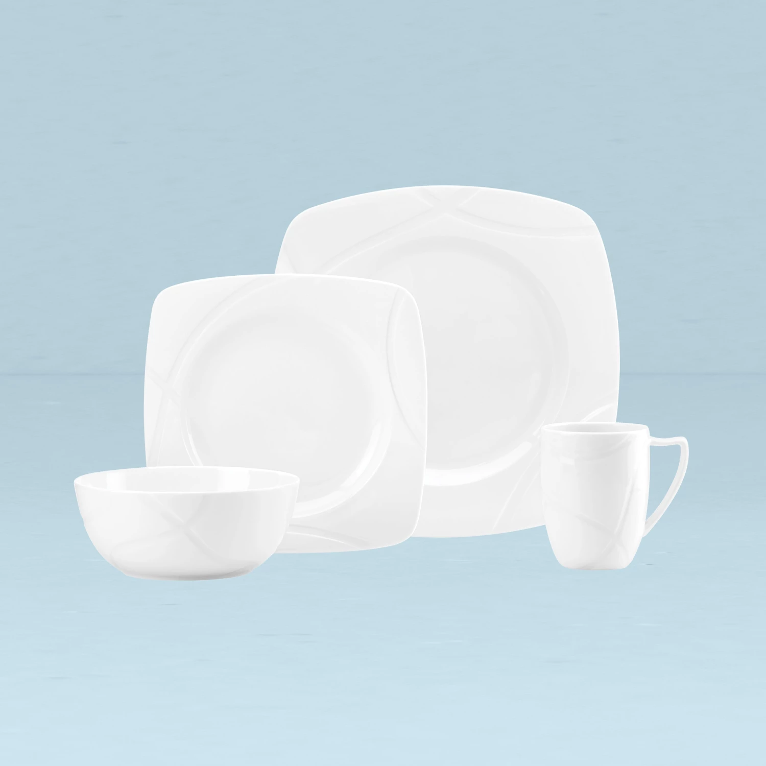 Lenox Vibe™ Square 4-piece Place Setting 3 Lenox Vibe™ Square 4-piece Place Setting