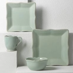 Lenox French Perle Bead Square Place Setting 14 Lenox French Perle Bead Square Place Setting -lenox Store Online 854875 wHR