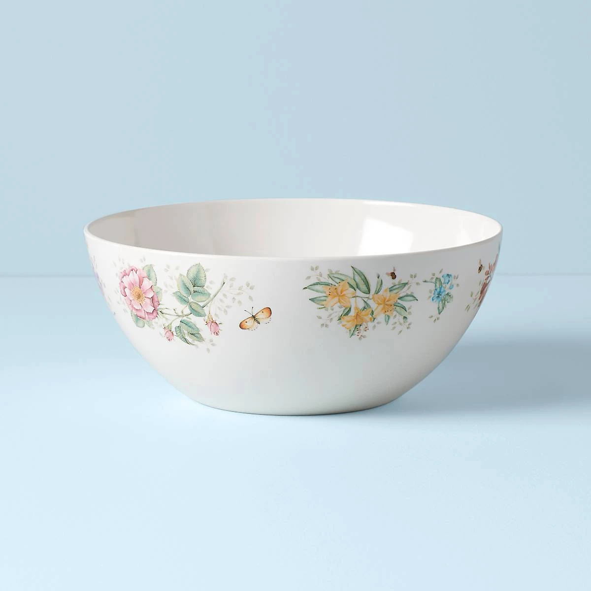 Lenox Butterfly Meadow Melamine® Large Serving Bowl 4 Lenox Butterfly Meadow Melamine® Large Serving Bowl - Image 2