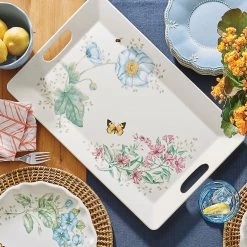 Lenox Butterfly Meadow Melamine Handled Serving Tray 7 Lenox Butterfly Meadow Melamine Handled Serving Tray -lenox Store Online 855601 w1 443f94a9 7ae0 4cc6 a481 9c8314a373f3