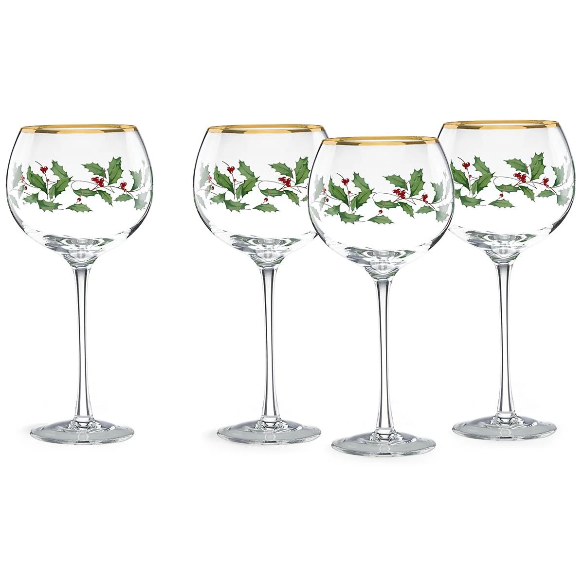 Lenox Holiday 4-Piece Wine Glass Set 7 Lenox Holiday 4-Piece Wine Glass Set - Image 5