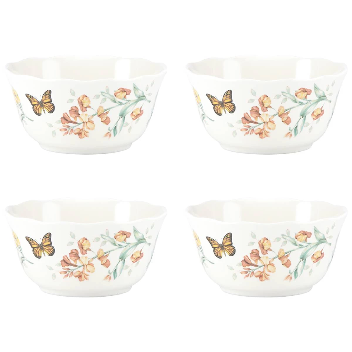 Lenox Butterfly Meadow Melamine 4-Piece Bowl Set 3 Lenox Butterfly Meadow Melamine 4-Piece Bowl Set