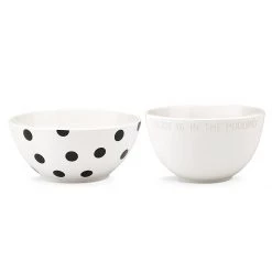 Kate Spade Deco Dot 2-piece Mixing Bowl Set