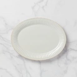 Lenox French Perle Groove ™ 16" Oval Platter