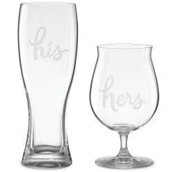 Kate Spade Two Of A Kind™ 2pc "His and Hers" Beer Mugs