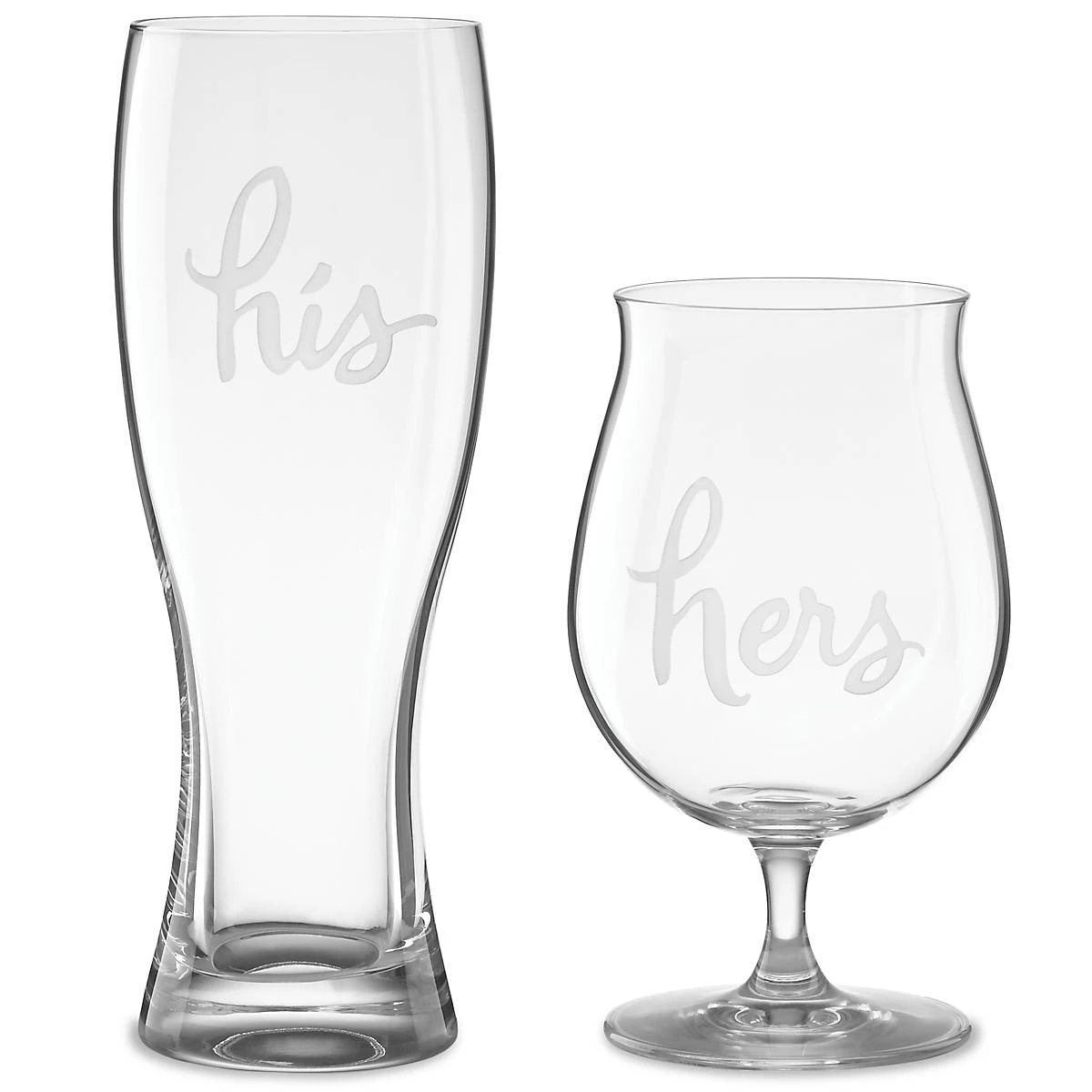 Kate Spade Two Of A Kind™ 2pc "His and Hers" Beer Mugs 3 Kate Spade Two Of A Kind™ 2pc "His and Hers" Beer Mugs