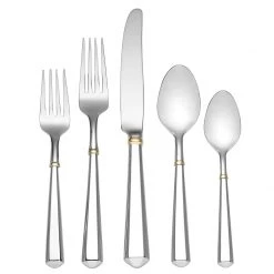 Kate Spade Todd Hill Gold 5-Piece Flatware Set