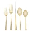 Kate Spade Malmo Gold 5pc Flatware Set -lenox Store Online 859567 wHR