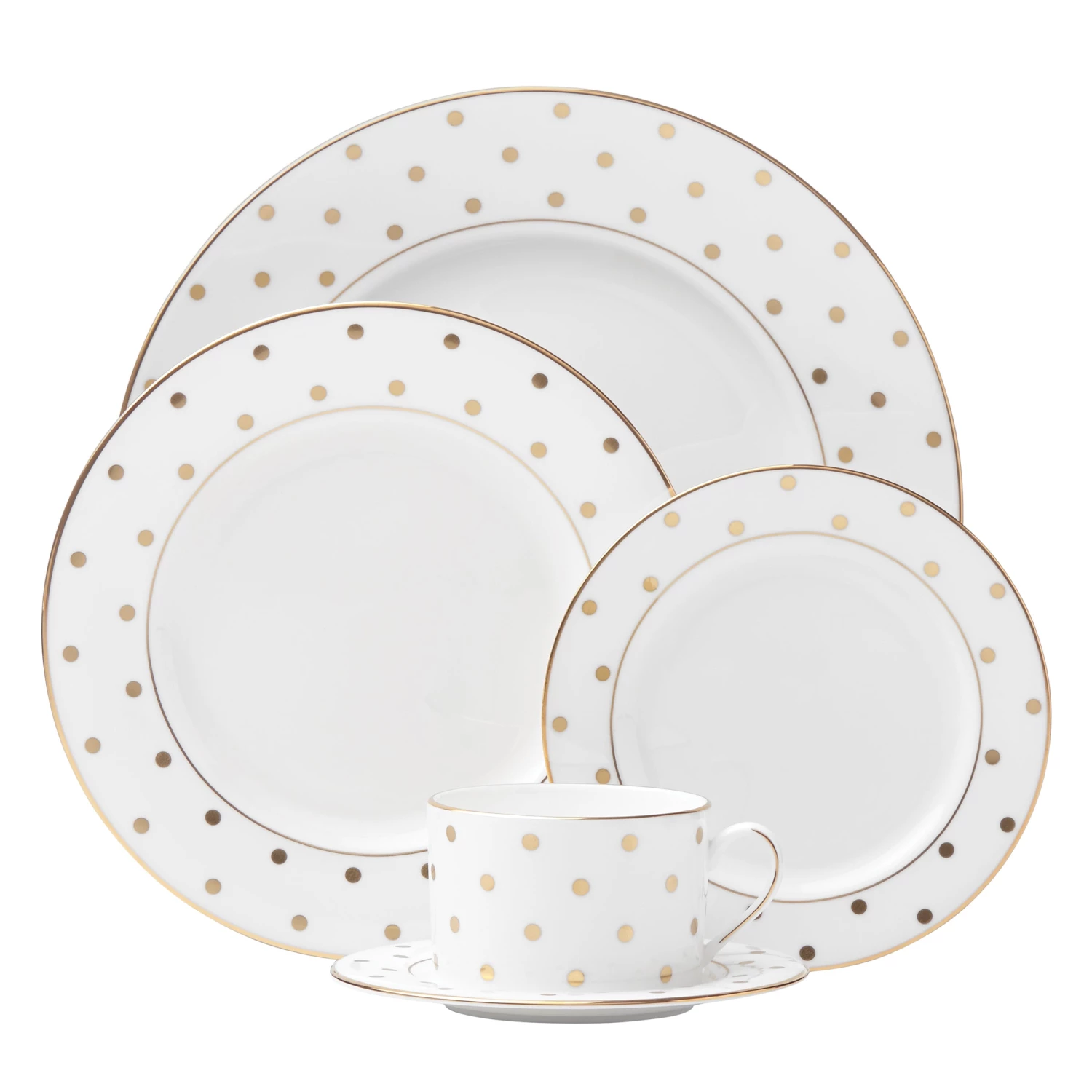 Kate Spade Larabee Road 5-piece Place Setting 6 Kate Spade Larabee Road 5-piece Place Setting - Image 4