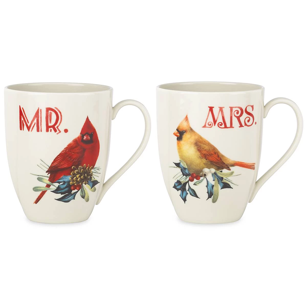 Lenox Winter Greeting® 2-piece Mr & Mrs Mug Set 4 Lenox Winter Greeting® 2-piece Mr & Mrs Mug Set - Image 2