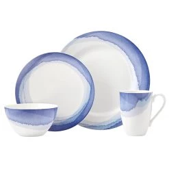 Lenox Indigo Watercolor 4-piece Place Setting