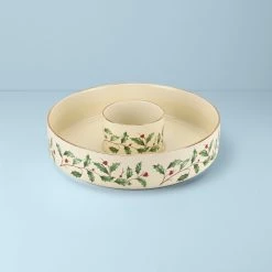 Lenox Holiday Chip & Dip Set