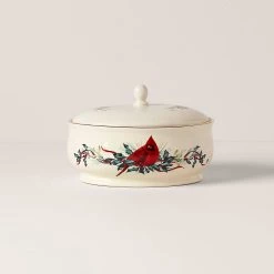 Lenox Winter Greetings Covered Dish