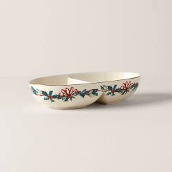 Lenox Winter Greetings Divided Bowl