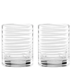Kate Spade Charlotte Street Double Old Fashioned Glass Set