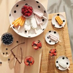 Kate Spade Deco Dot™ 4-piece Tidbit Plate Set -lenox Store Online 872460 w12