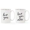 Kate Spade Bridal Party "Love You" and "Love You More" Mugs -lenox Store Online 875109 wHR